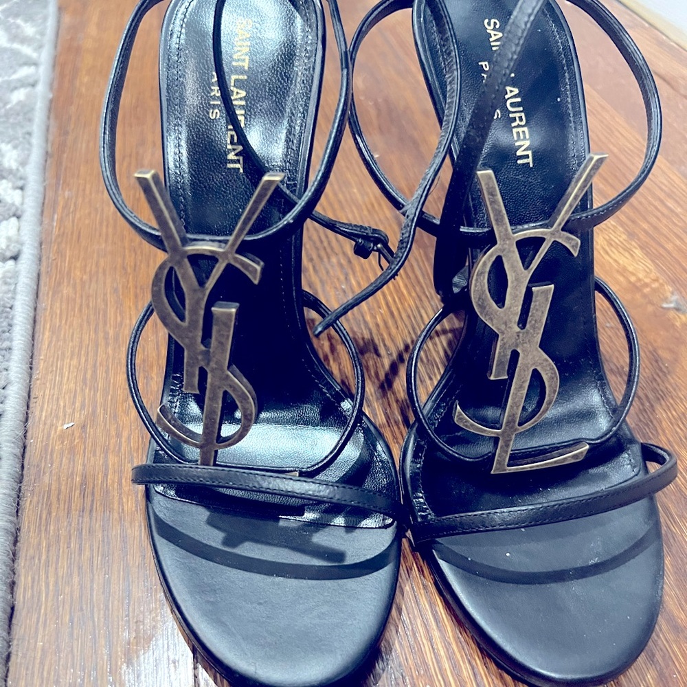 Saint Laurent
Women's Cassandra Strappy High Heel Sandals